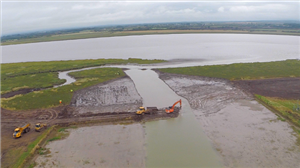 UK's biggest coastal flood management scheme completed in Somerset
